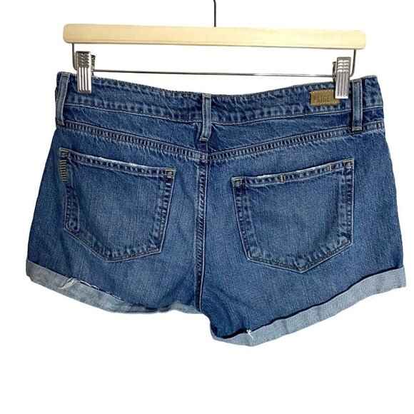 Paige Jimmy Jimmy Denim Short Distressed 28 Classic Designer Denim - Picture 2 of 11